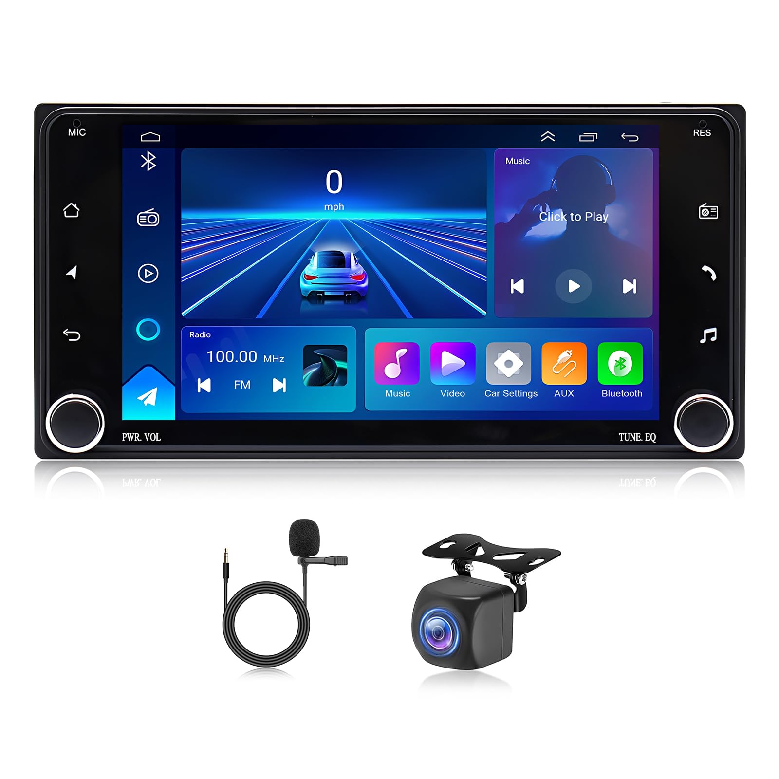 2+64G Android 15 Autoradio für Toyota Tundra 4Runner Allion Alphard Aqua