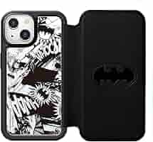 iPhone 13 mini ガラスフリップケース [バットマン] Premium Style iPhone 12 mini用 ガラスフリップケース [バットマン