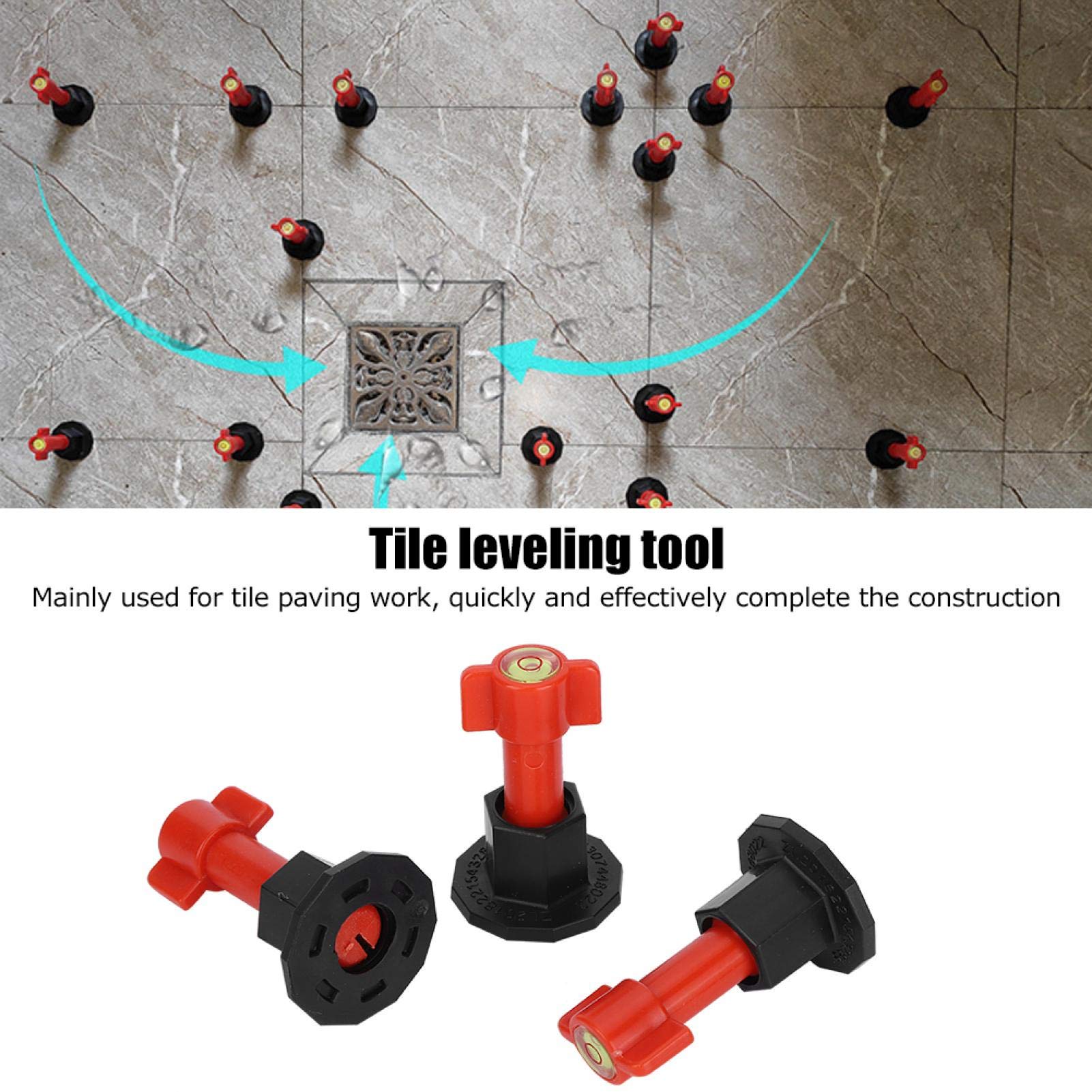 Strumento di livellamento per Piastrelle, Kit di Sistema di livellamento per Piastrelle in Ceramica Strumenti di Posizionamento livellatore per Piastrelle a Pavimento Forniture per l'edilizia
