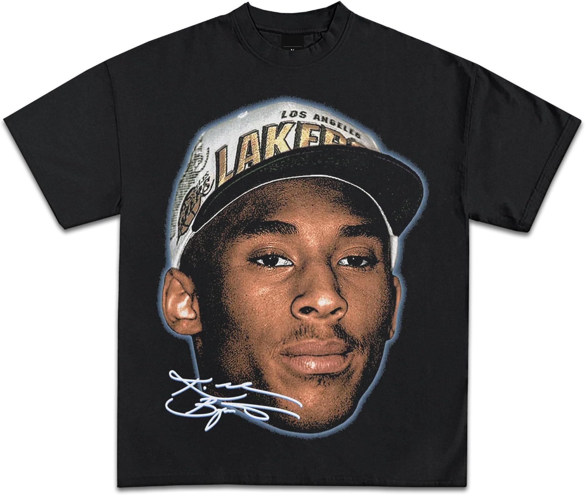 Kobe Big Face Basketball Graphic Tees | Premium Heavyweight Cotton Shirts for Men & Women