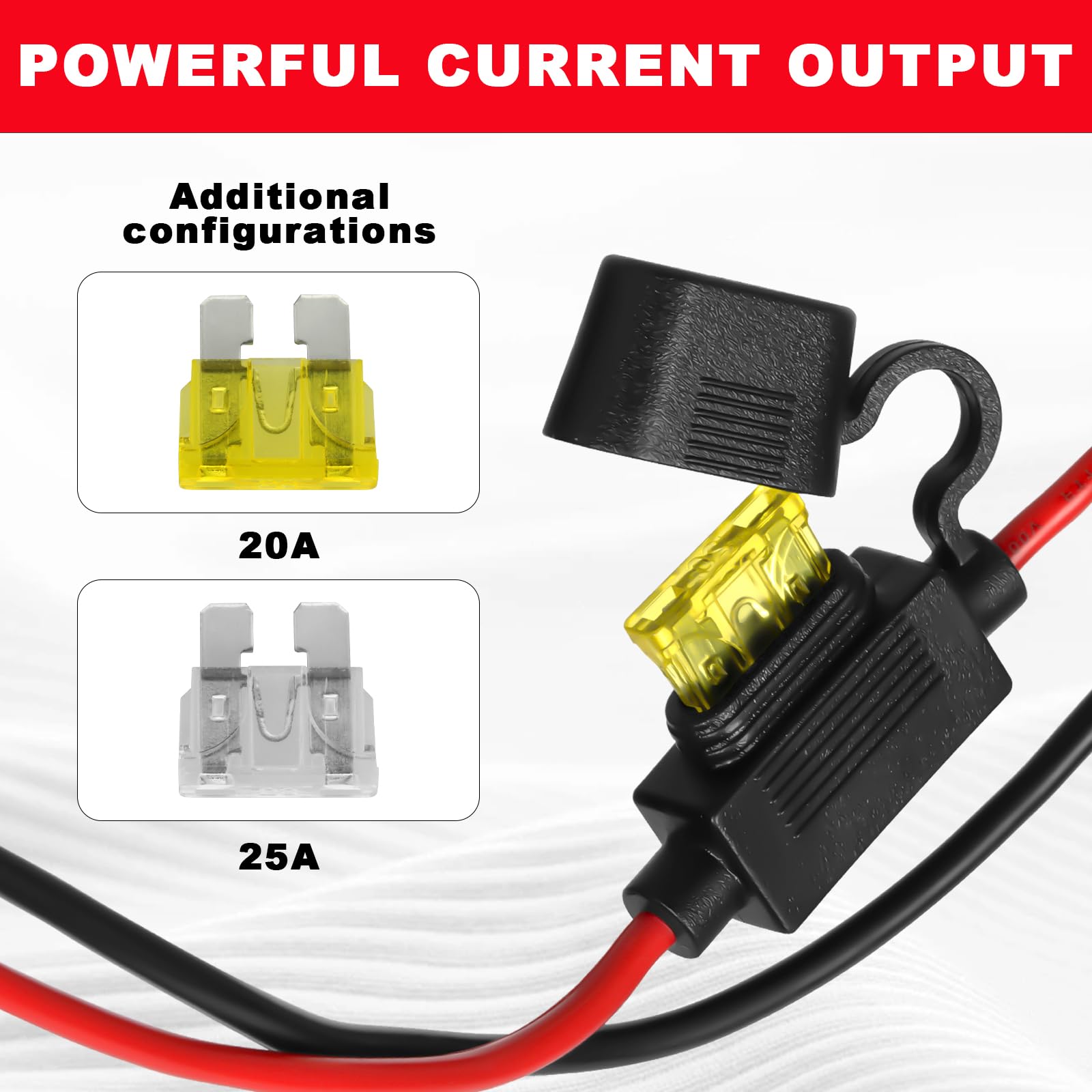 Presa accendisigari, 12 V/24 V, filo fisso, cavo di prolunga per accendisigari dell'auto, 14