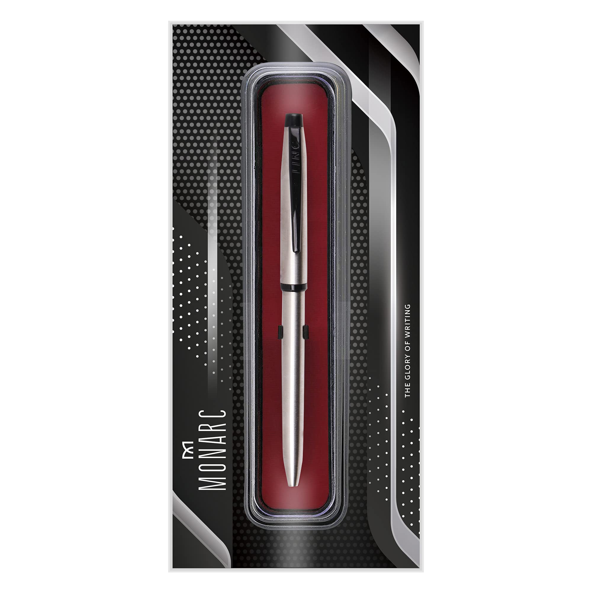 Linc Majesta Monarc Blue Ball Pen | 0.7 mm | Blister Pack | Premium Pen for Gifting