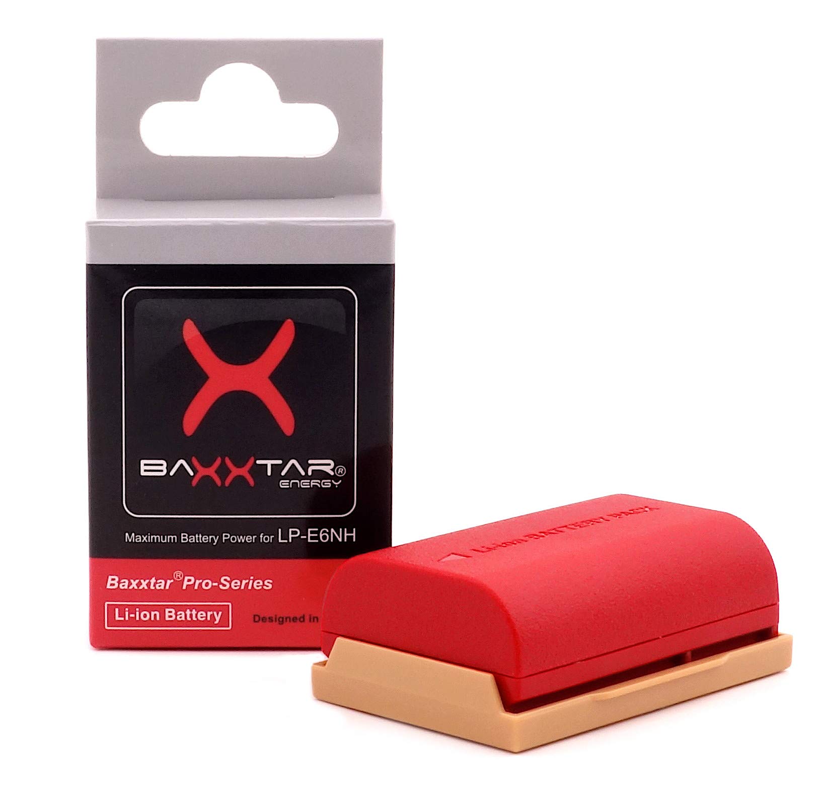 Baxxtar Pro LP-E6NH Kamera Akku - Doppelpack Mit USB-C Laden Für Canon Kameras