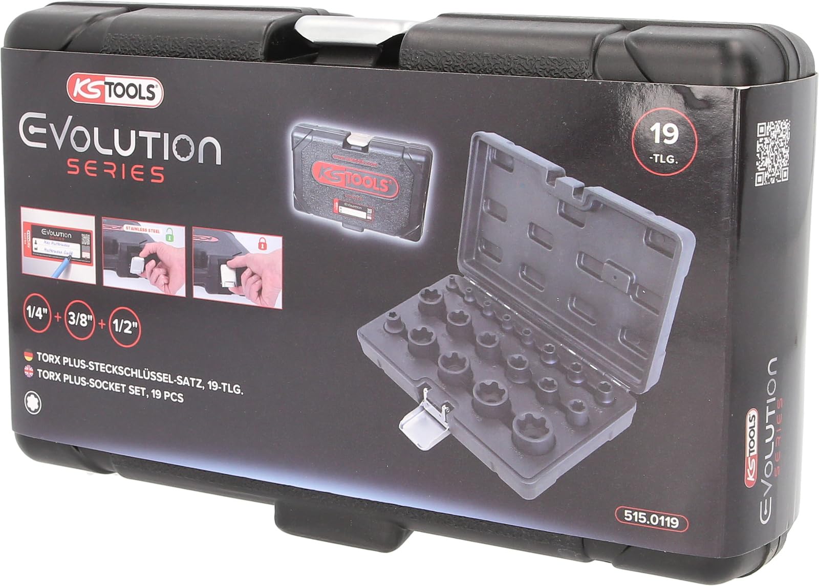 KS TOOLS Kit chiavi a bussola 515.0119