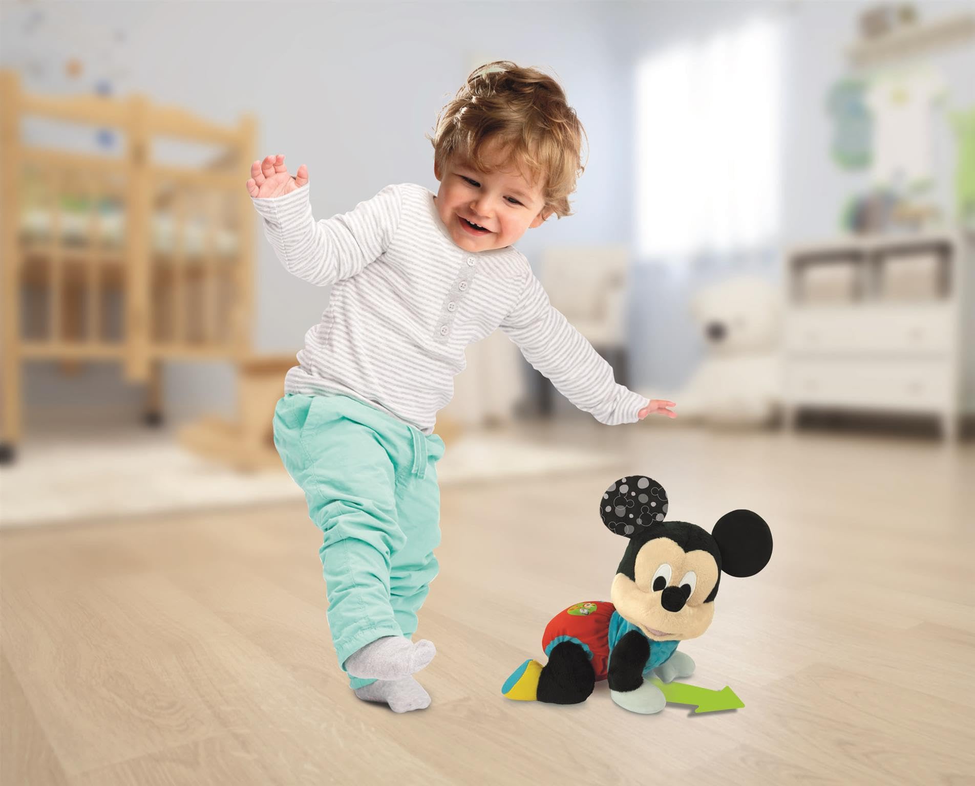 CLEMENTONI BABY MICKEY CRAWLING NEW 17484