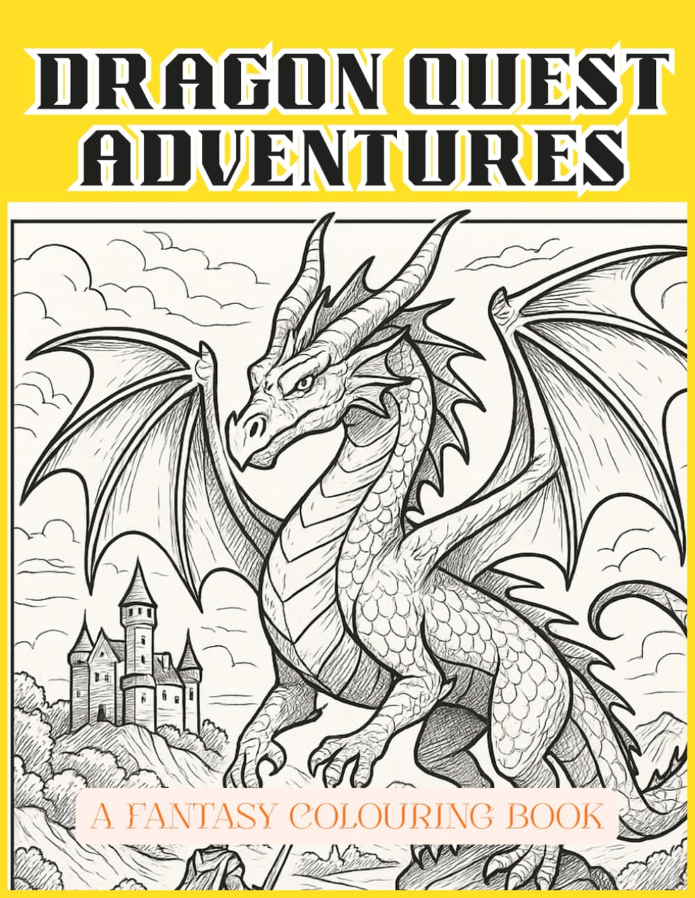 Dragon Quest Adventures: A FANTASY COLOURING JOURNEY