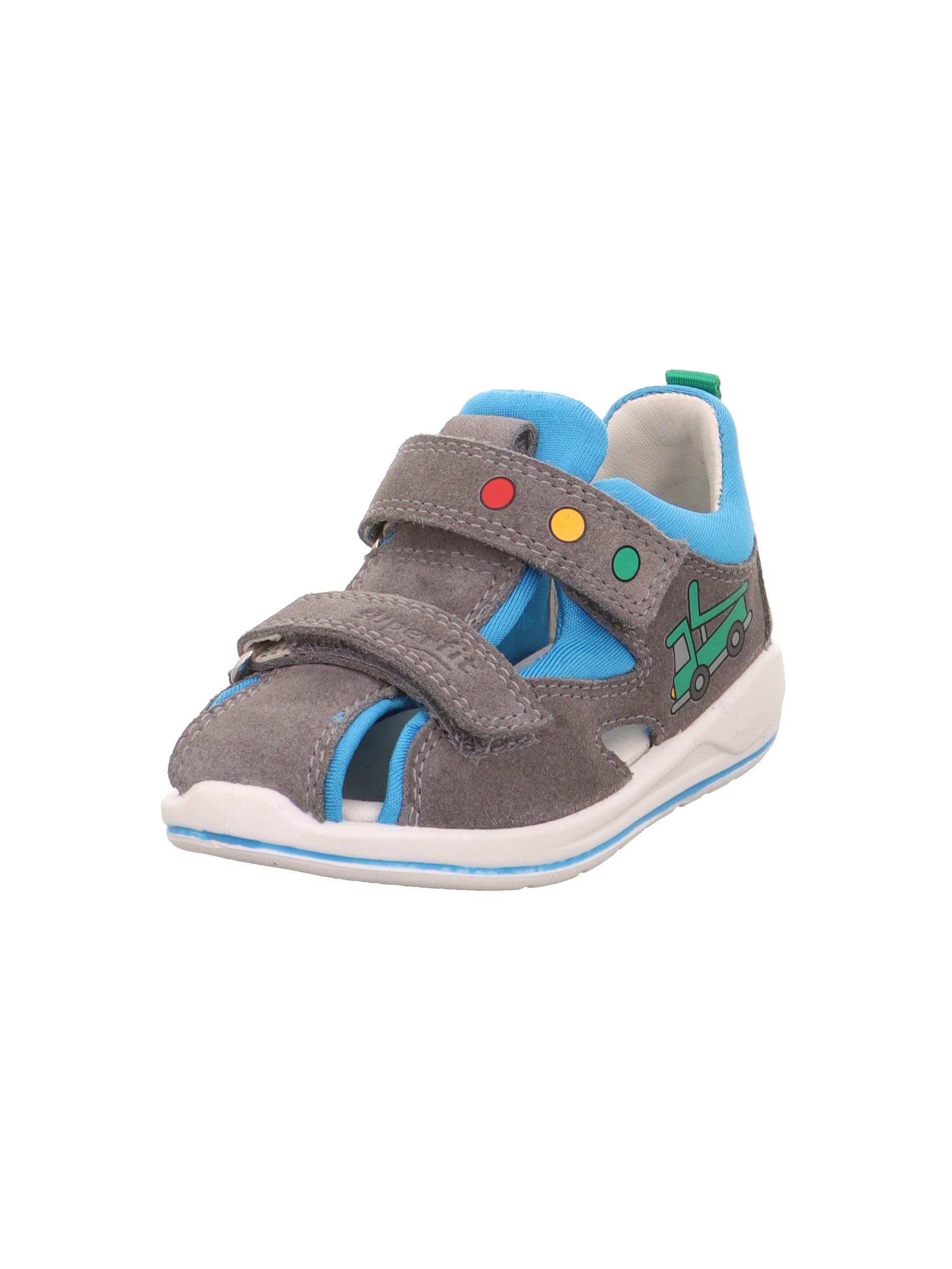 Superfit Boomerang Boomerang Sandals, Grey turquoise 2000, 4.5 UK Child