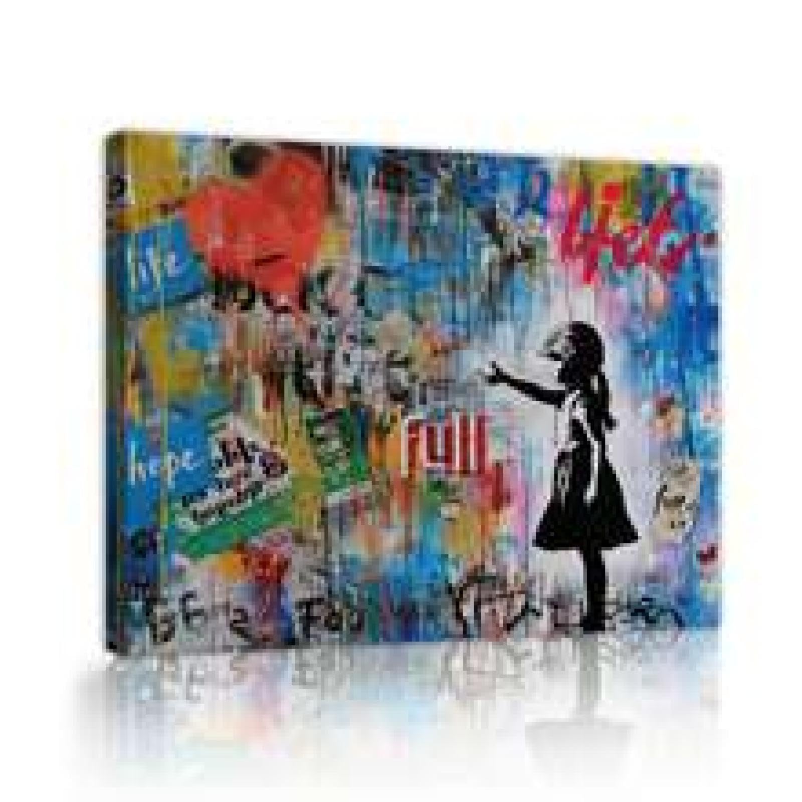 Impression sur toile graffitis pour salon moderne et branché - 6