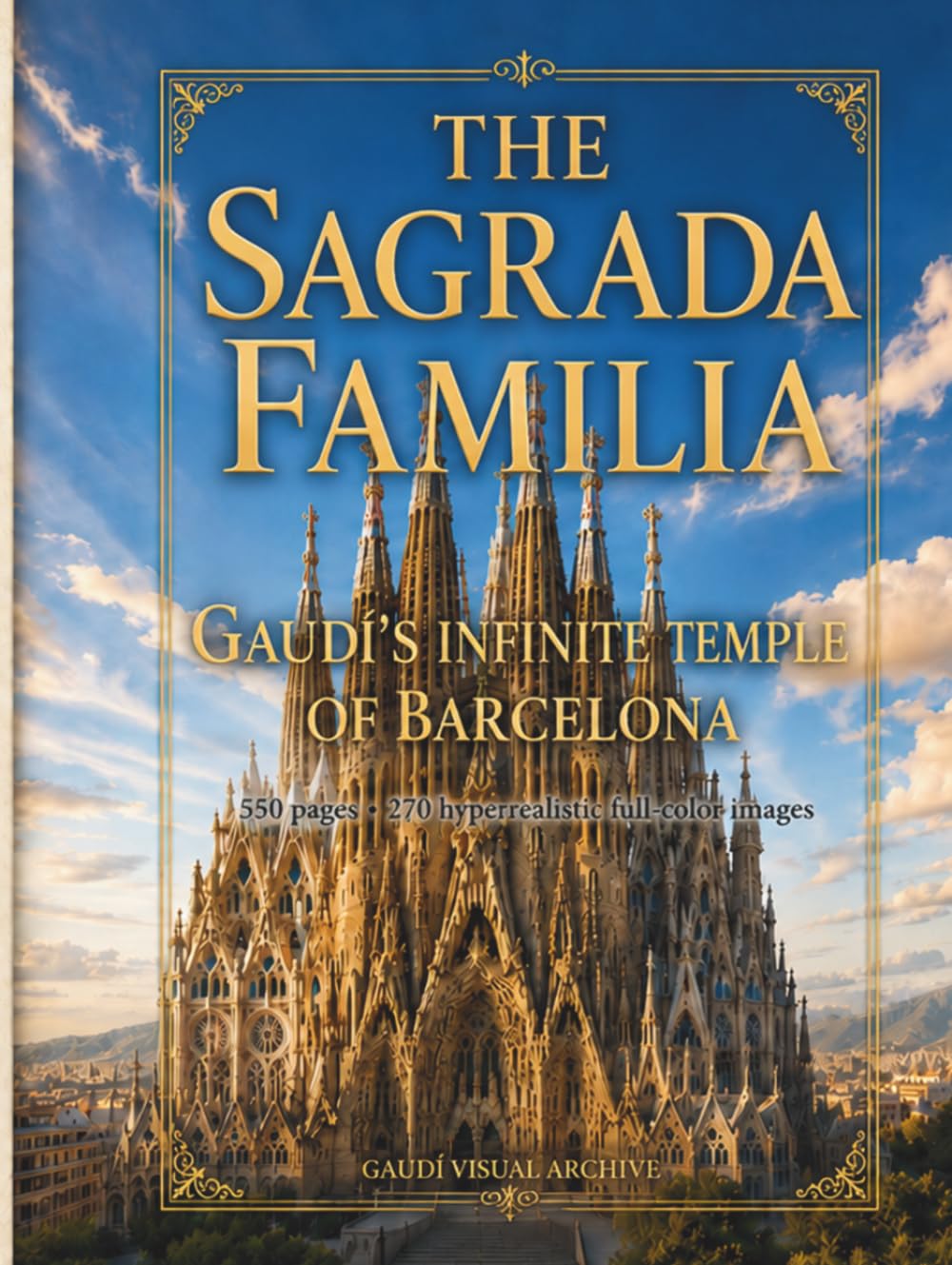 The Sagrada Familia of Gaudí: 550 Pages and 270 Hyperrealistic Full-Color Images Exploring the Architecture, Towers, Facades, Stained Glass, and ... Extraordinary Landmark (Gaudí Visual Archive)
