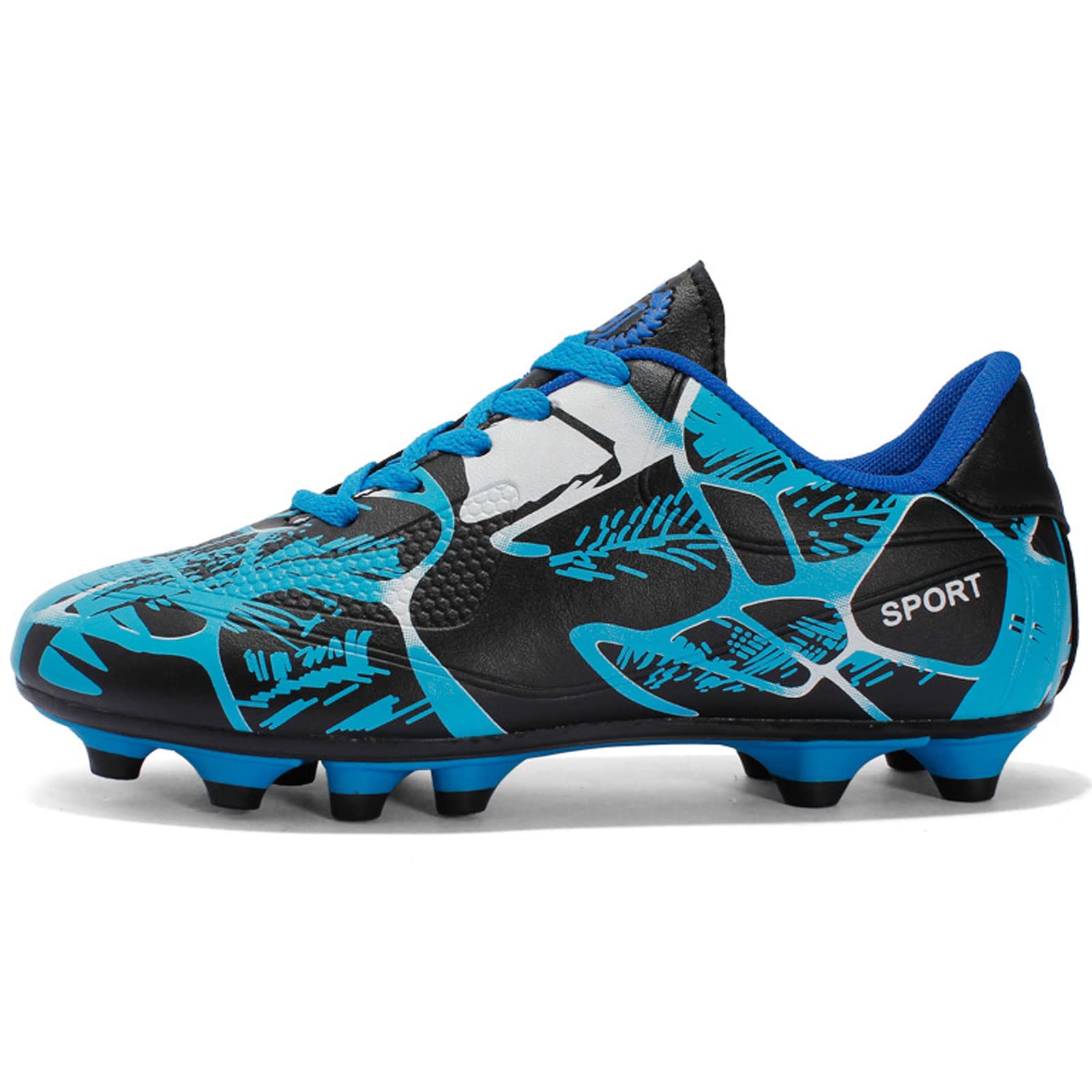 VVPONMEIQS Football Shoes Sneakers Men's/Women's,Low Top Spike Cleats Football Boots Youth Kids,Soccer Athletics Training Shoes Boys/Girls,Football Trainers Sport Unisex-Adult,31-43 Size