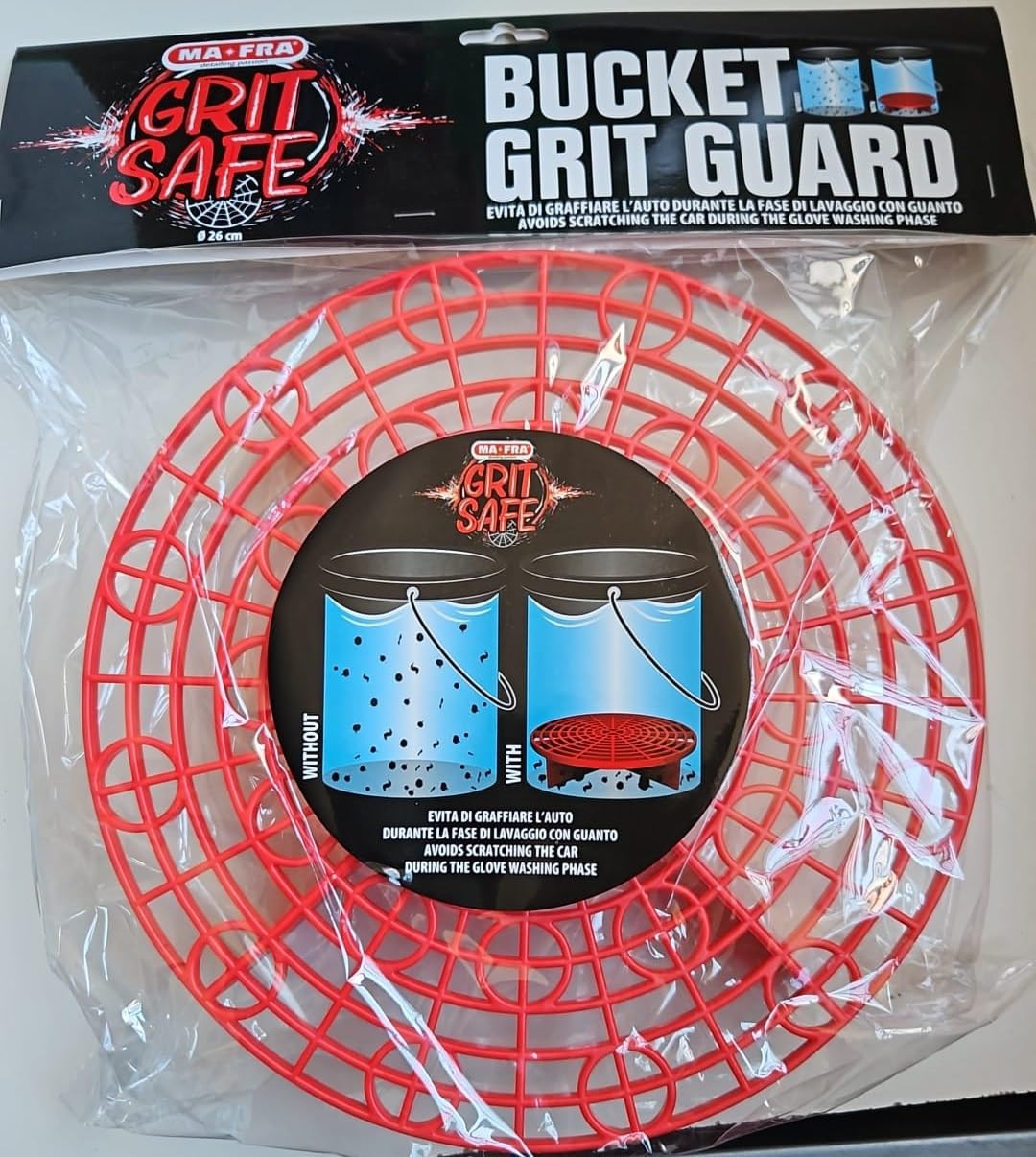 Maniac Car Detailing Line, Foam Gun Prewash, Prelavaggio Schiumogeno + GRIT SAFE Griglia per Secchio Lavaggio