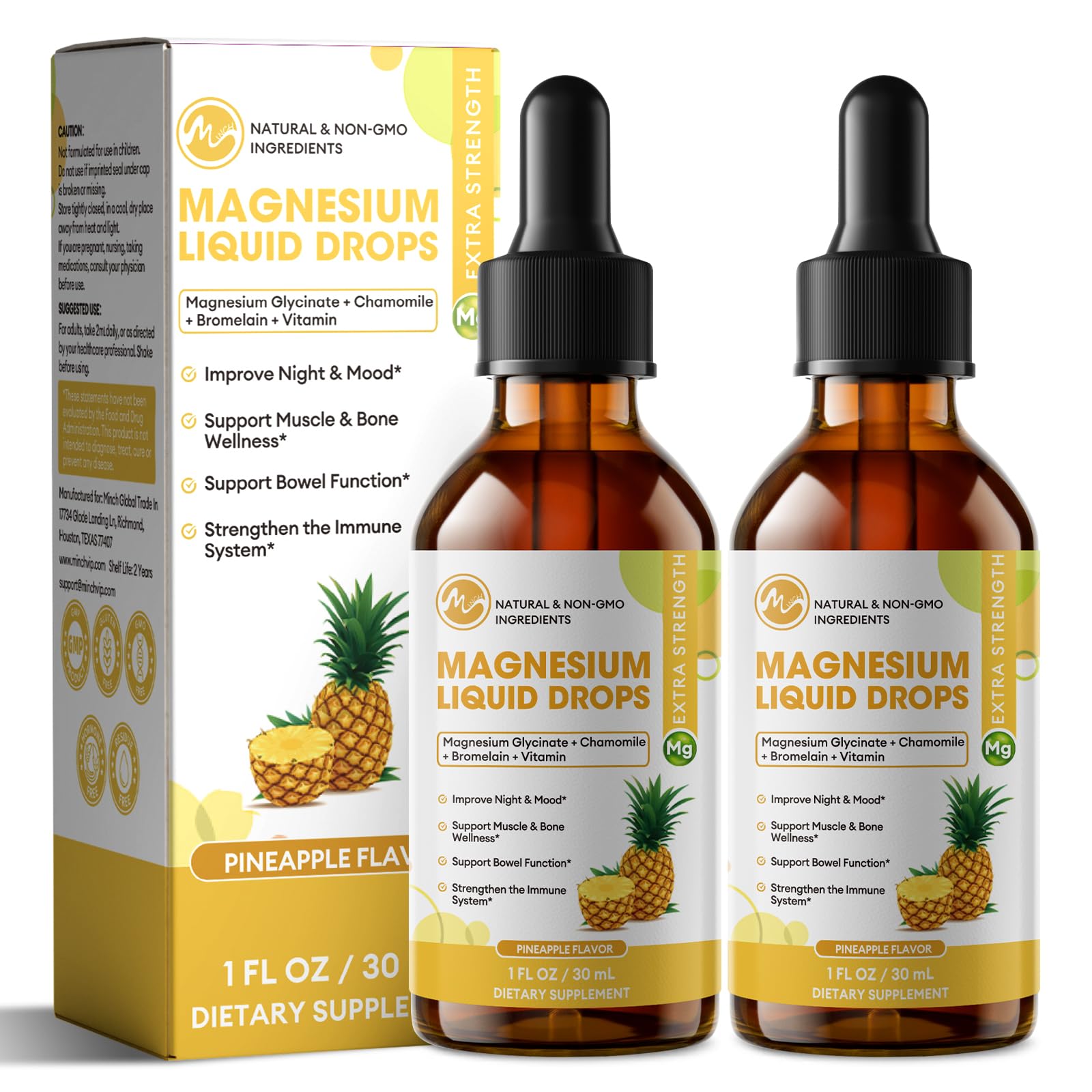 M inch Magnesium Glycinate Liquid