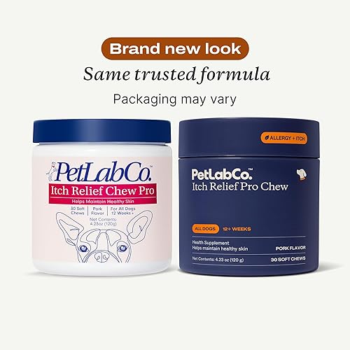 Miniatura 2 de PetLab Co. Itch Relief Chew Pro - Masticables para aliviar la picazón para perros - Omega 3 para perros - Suplemento de picazón para perros -