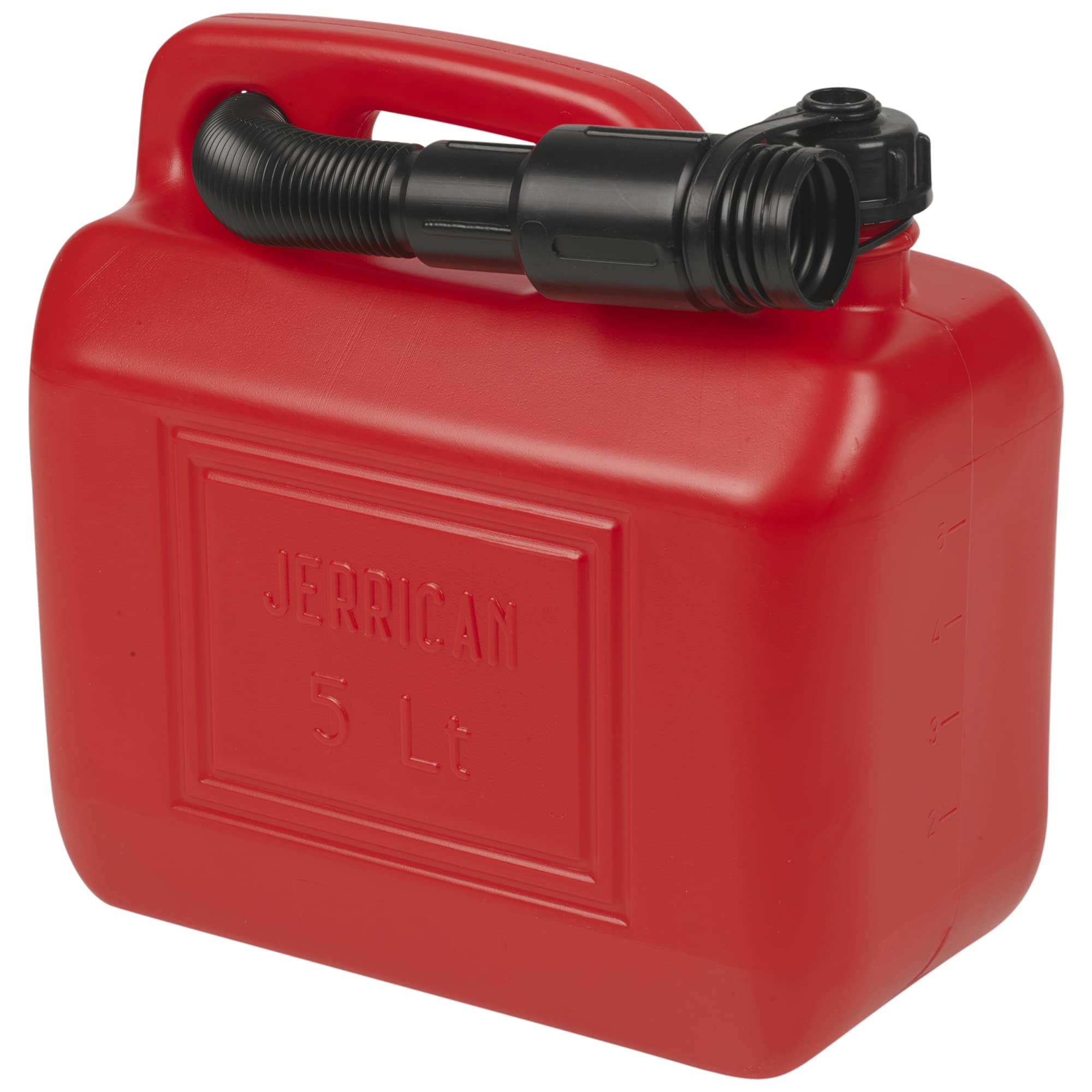 2 Pcs 5 Litre Red Plastic Petrol Diesel Water Fuel Jerry Can - View #4
