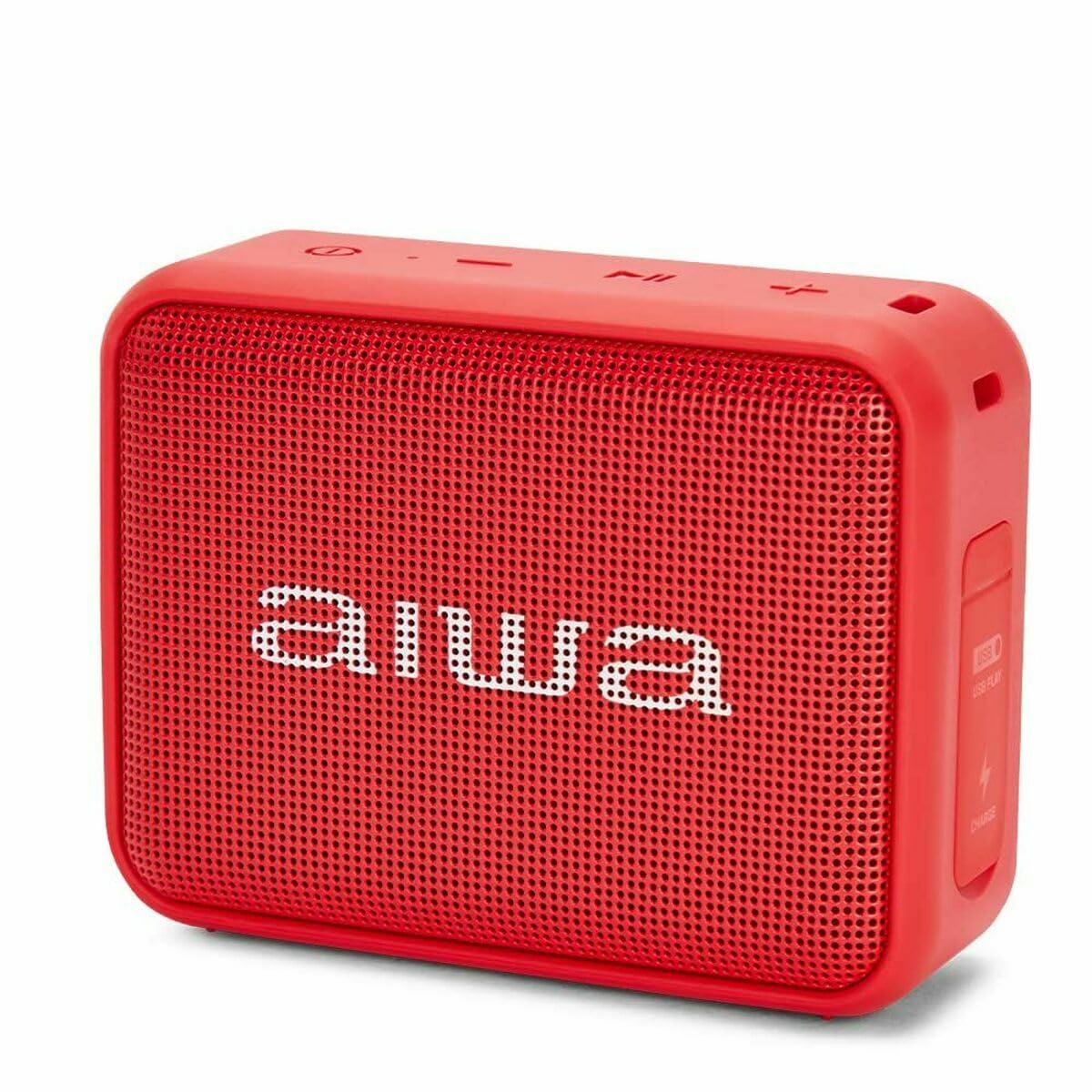Aiwa BS-200RD: Portable Wireless Bluetooth Speaker, True Wireless Stereo, Waterproof Colour: Red