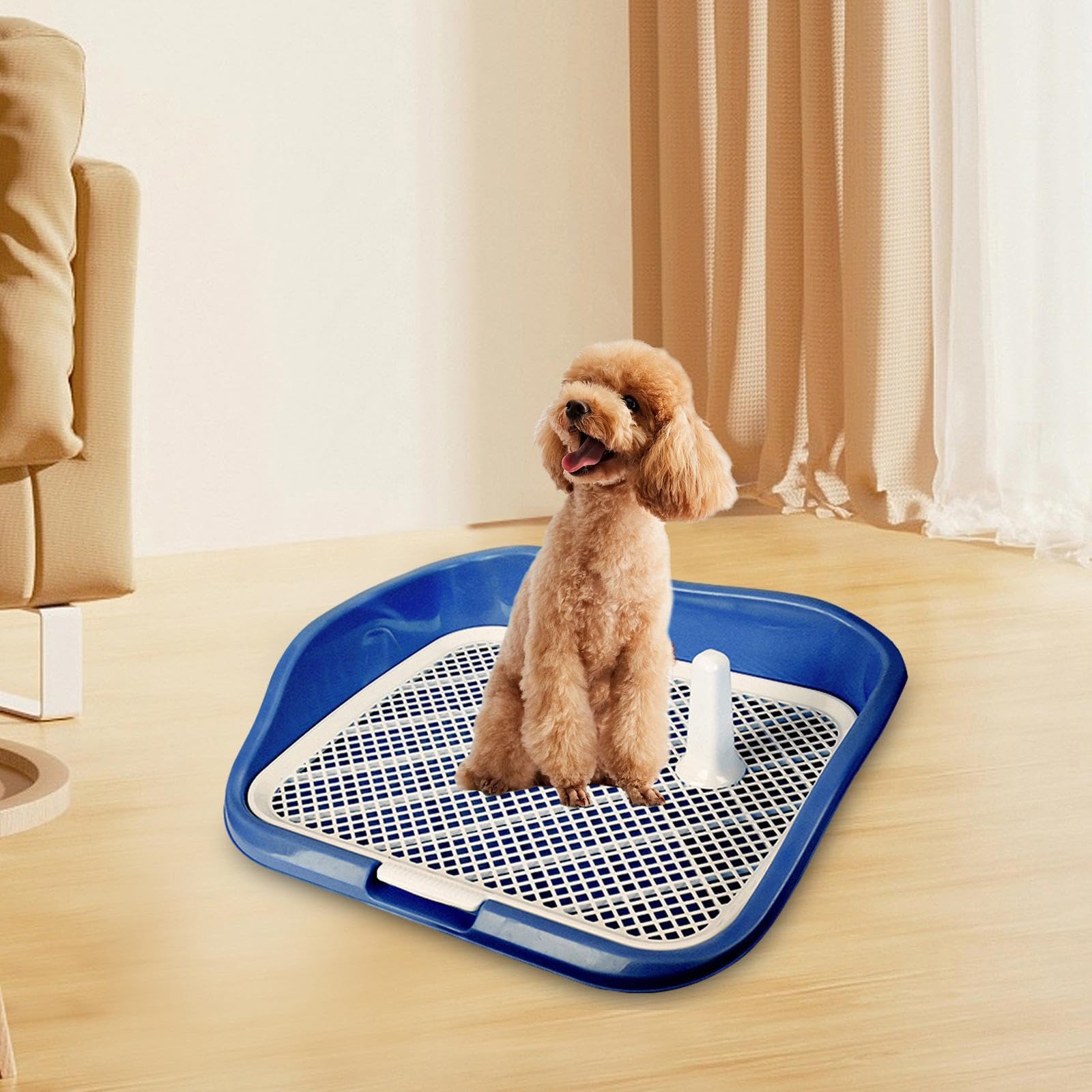 Grande lettiera angolare per cavie, ratti, piccoli animali, forniture, durevole, soluzione per l'addestramento e la pulizia dei vasini per cani, grande toilette angolare
