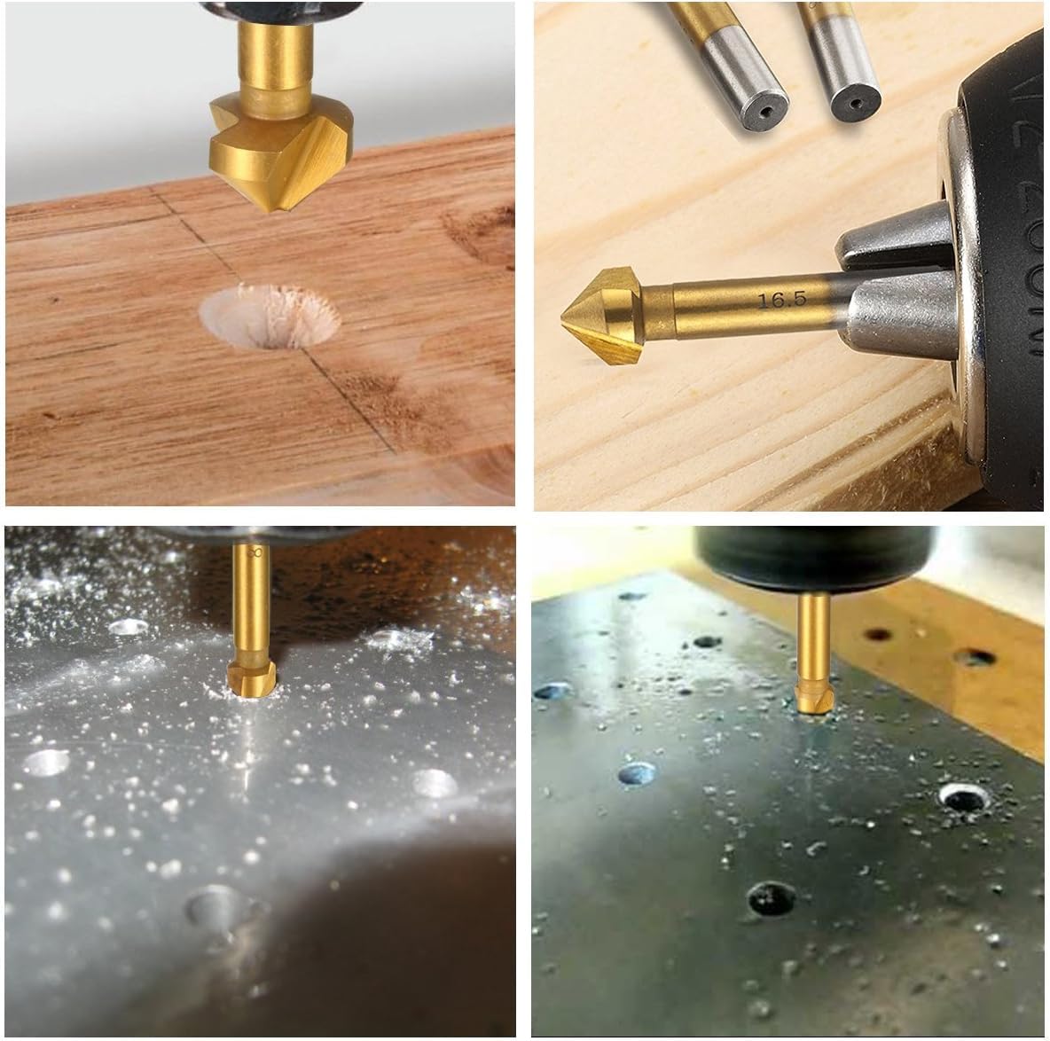 Punta Svasatrice Hssg Svasatore Conico Bab HSSG 90° Per M6 - Foto 4