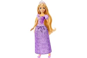 Sparkling Rapunzel Disney Princess Doll with Blonde Hair and Tiara