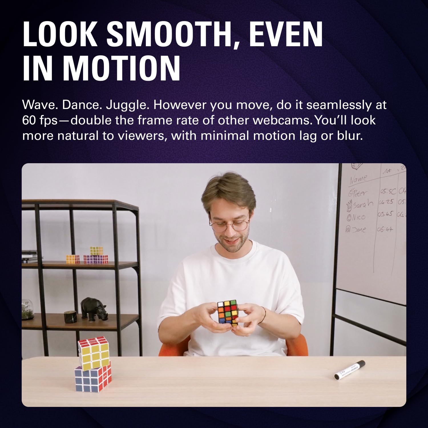 Elgato Facecam 4K - Webcam de estudio 4K60, control tipo DSLR, efectos cinematográficos, filtros de lente de 49mm, HDR, video sin comprimir, área de enfoque optimizada | USB-C para PC y Mac