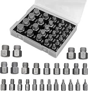 Set De 25 Extracteurs De Vis Cassée – Antivol – Sollon – Manuel – Pour Vis Et écrous