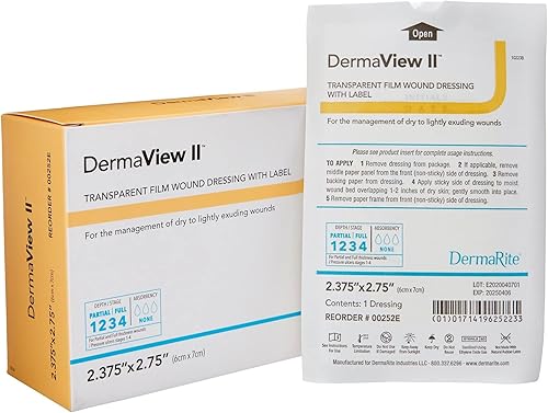 Dermarite Industries Derma View II Estilo de marco, 2x32.375x2.75, 100 unidades
