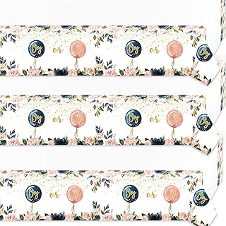 3ct Blush Navy Gender Reveal Plastic Tablecloth Blue and Pink Girl or Boy Gender Reveal Baby Shower Balloons Party Baby Shower Decorations for Girl Boy G Party Supplies Decorations 3.5ft x 5.9ft