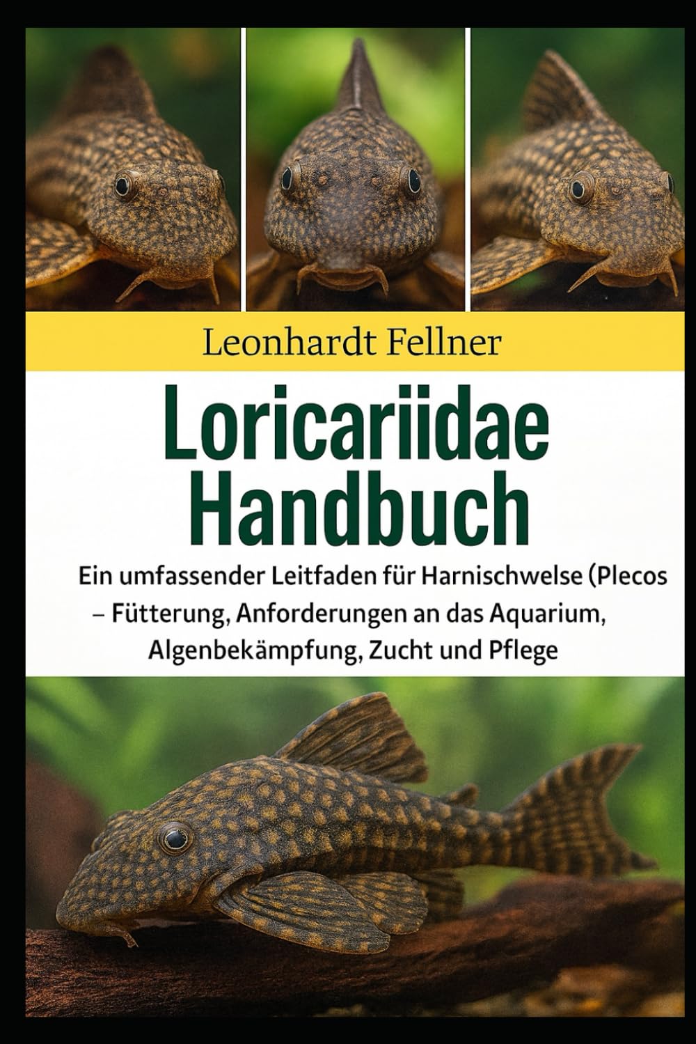 LORICARIIDAE HANDBUCH: Ein umfassender Leitfaden für Harnischwelse (Plecos) – Fütterung, Anforderungen an das Aquarium, Algenbekämpfung, Zucht und Pflege