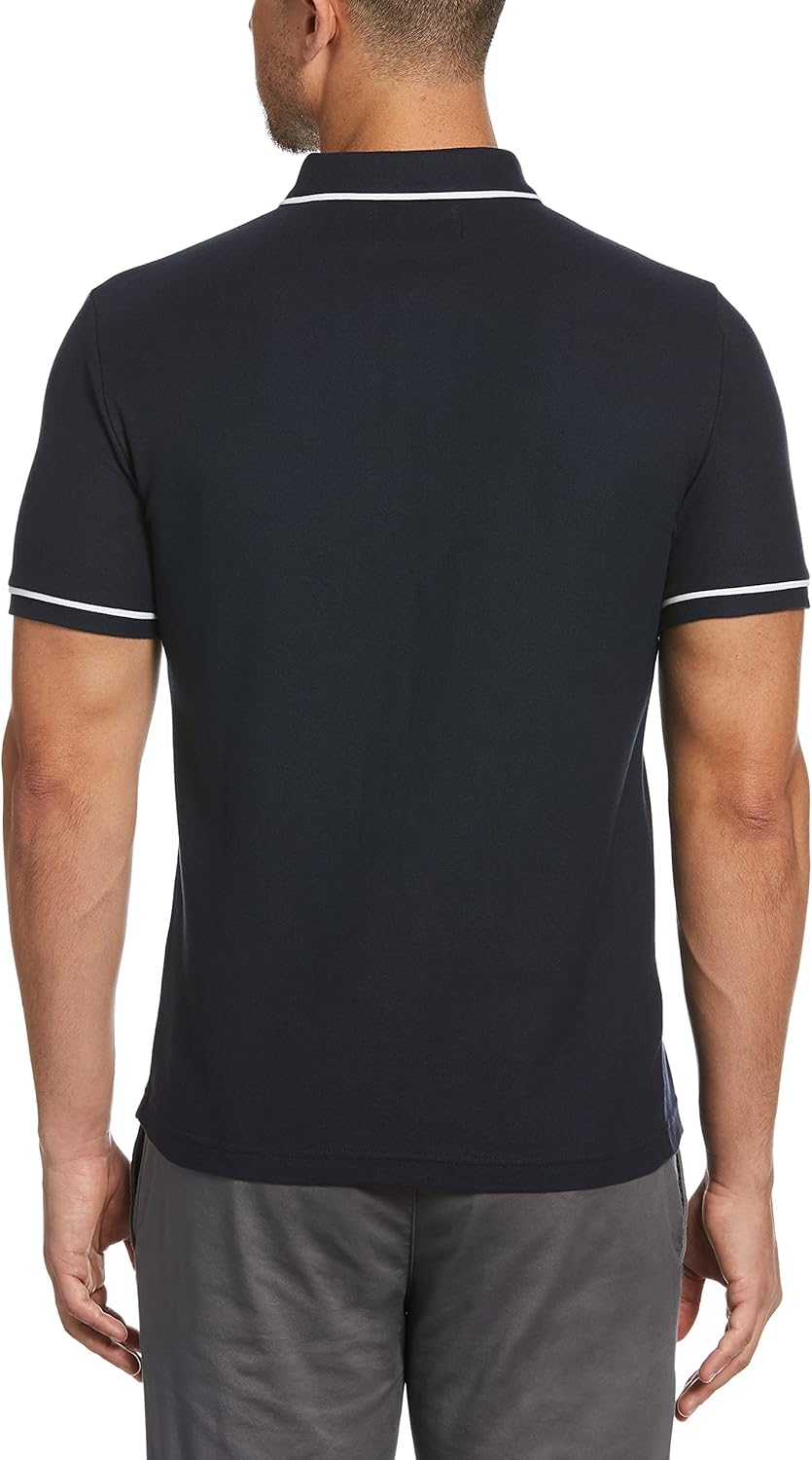 Original Penguin Men's Slim Fit Earl Polo Shirt (Sizes S-XXL) Small Dark Sapphire/Bright White