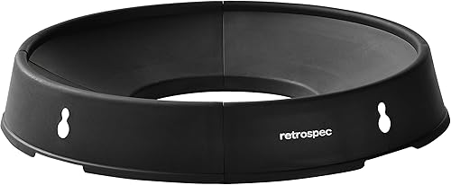 Miniatura 2 de Retrospec Base de pelota de ejercicio accesorio versátil de yoga y pilates, se adapta a bolas de 45, 55, 65, 29.5 in, construcción de plástico ABS