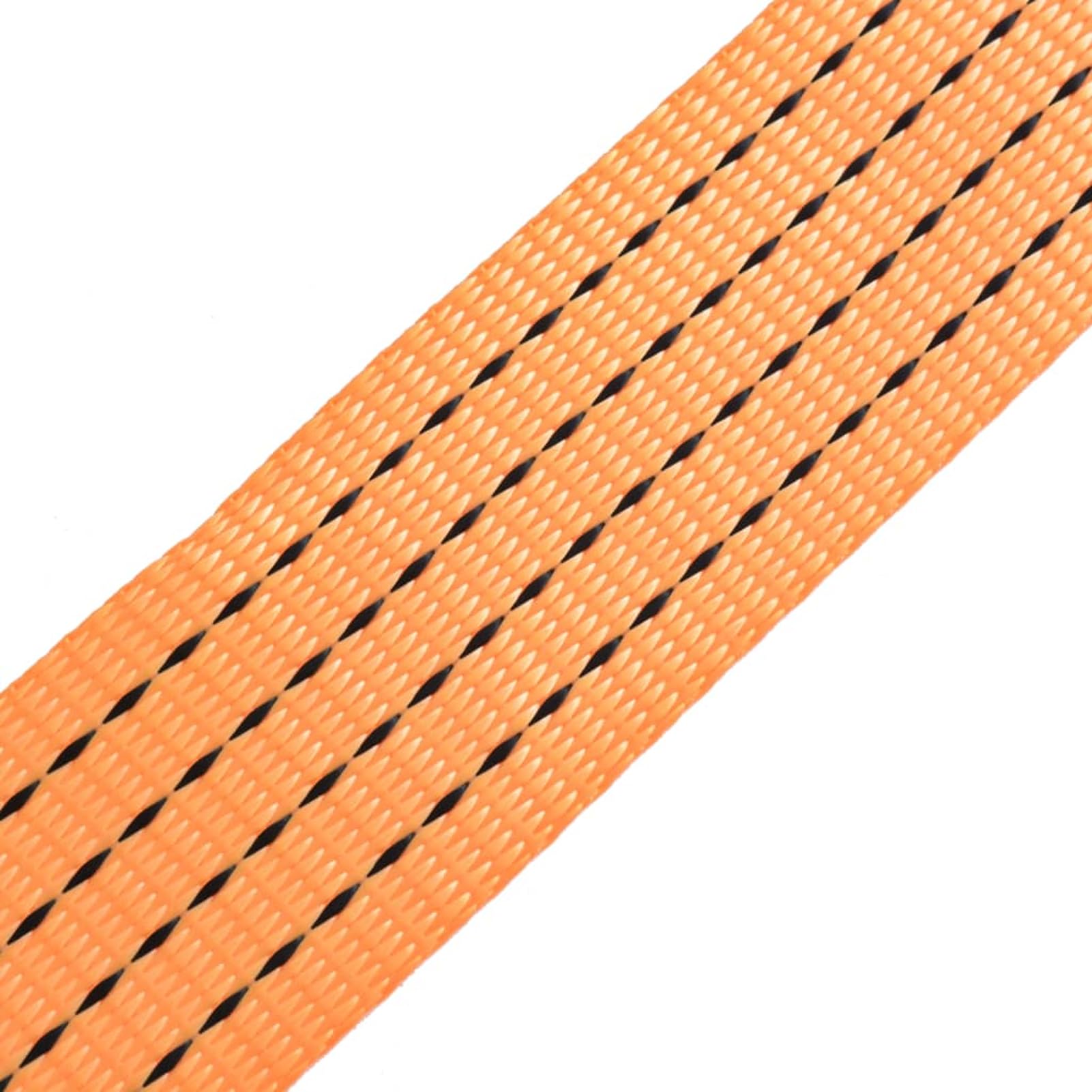 Ratschen-Spanngurte 2 t, 8 m × 50 mm, orange, 10 STK, Polyester | Zurrkraft 2 t je Gurte, hochwertiger Polyester, EN-12195-2-zertifiziert, mit J-Haken und Druckratsche