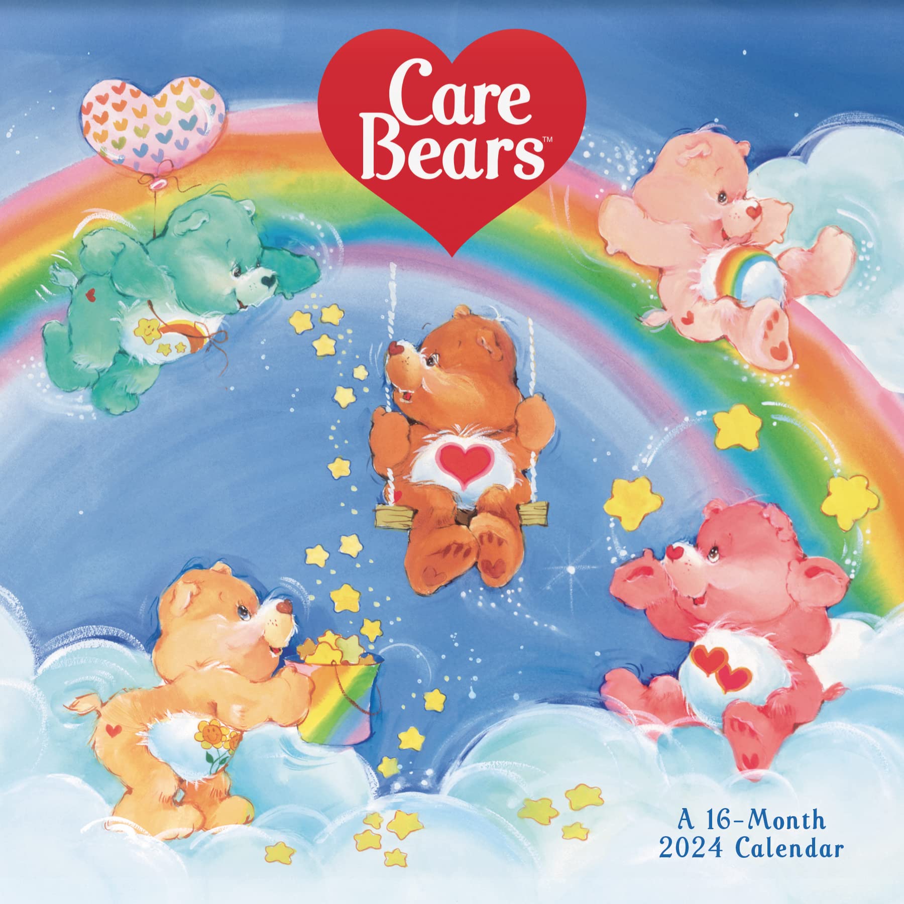 Amazon | 2024年 Care Bears 壁掛けカレンダー | カレンダー | 文房具