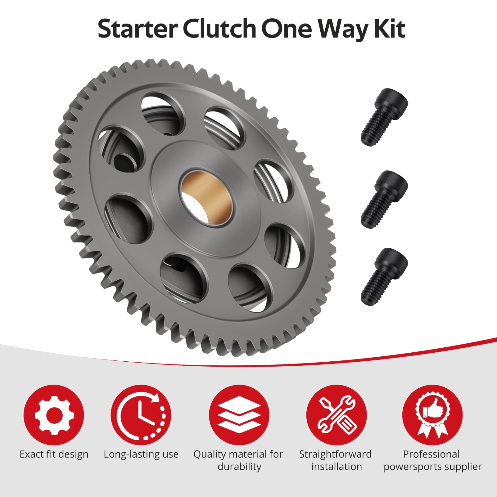 Amazon.com: JAVIK Starter Clutch One Way Bearing Idler Gear For