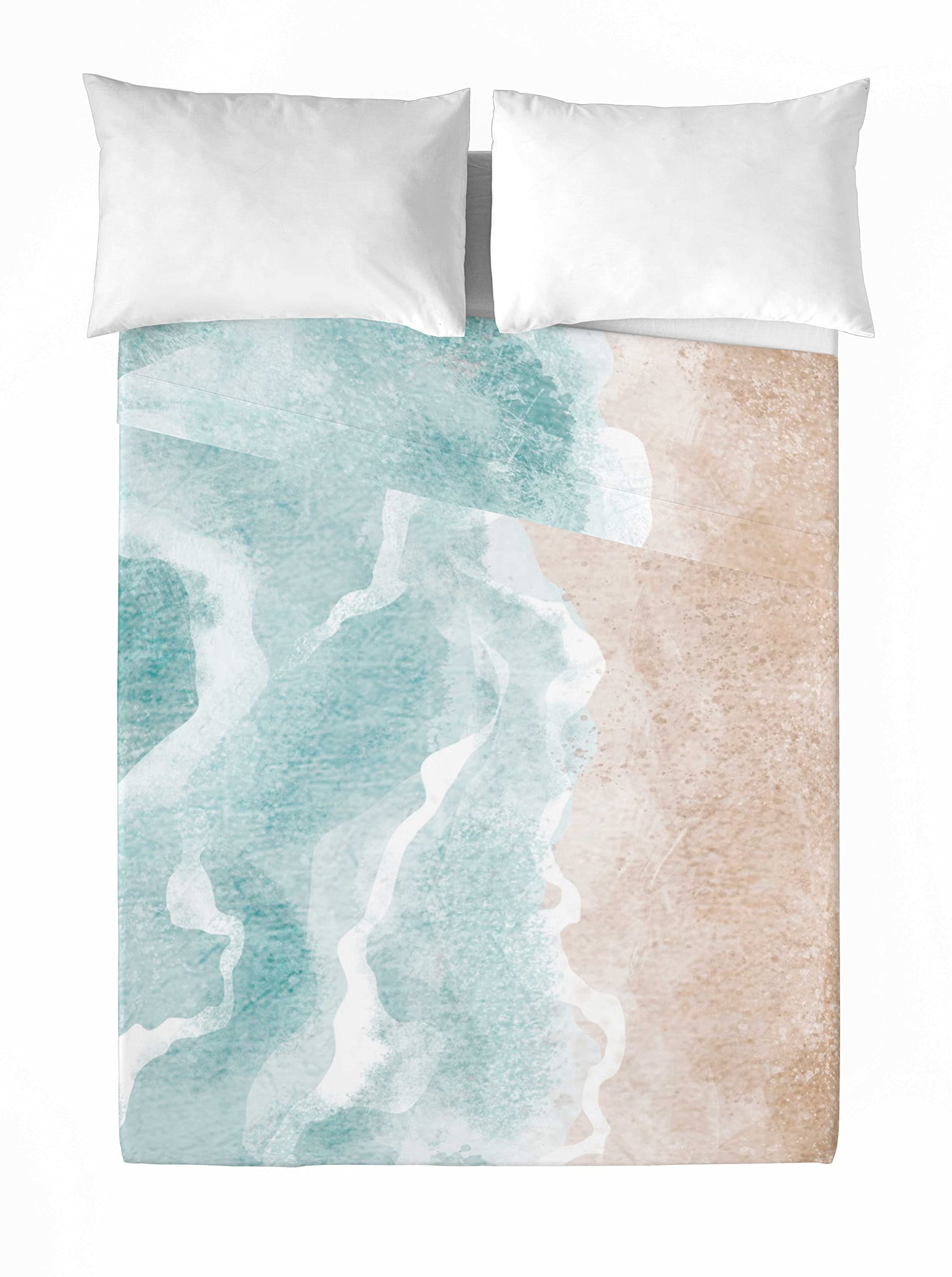 NATURALS ICEHOME Juego de sábanas Sea Salt Cama 150