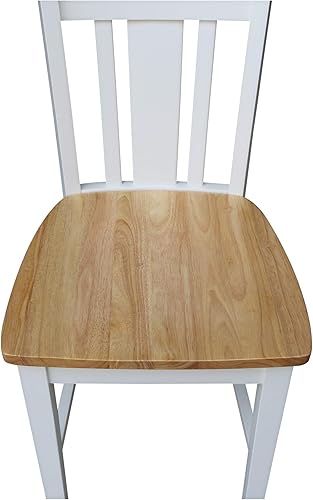 Miniatura 134 de International Concepts San Remo Taburete alto de bar, gris pardo lavado gris topo lavado,Espresso,Marrón,Beige,Negro -,Hickory/piedra