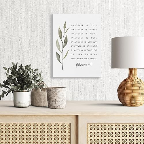 Miniatura 5 de Lienzo motivacional con versículo bíblico, arte de pared, decoración de granja, afirmación, escritura, impresiones en lienzo religiosas, decoración