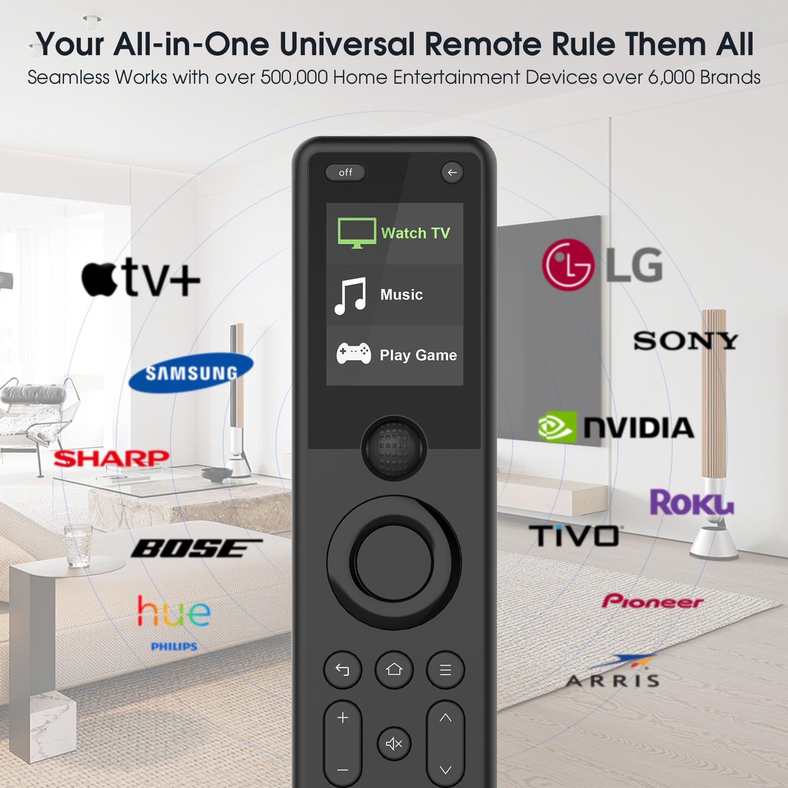 SofaBaton X1S Universal Remote with Hub, All in One Universal Remote Control with SofaBaton Customize APP, One Touch Activities, Compatible with 60 Devices, Compatible with Alexa Google Assistant — view 2