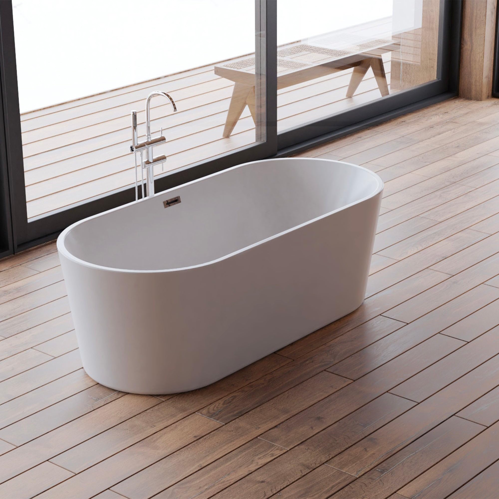 SPALINA Jade - Vasca freestanding Ovale L 170 x l 80 cm