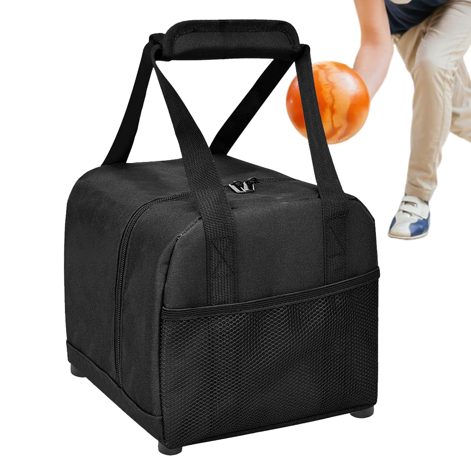Generico Borse Per Palle Da Bowling,Trolley Bowling Uomo | Attrezzatura Sportiva Impermeabile Portatile Per Allenamento Viaggi Tornei Uomini