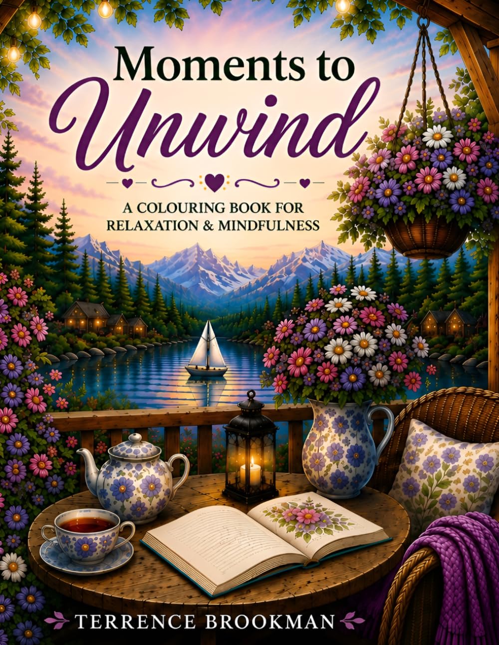 Moments to unwind: A Colouring Book for Relaxation & Mindfulness
