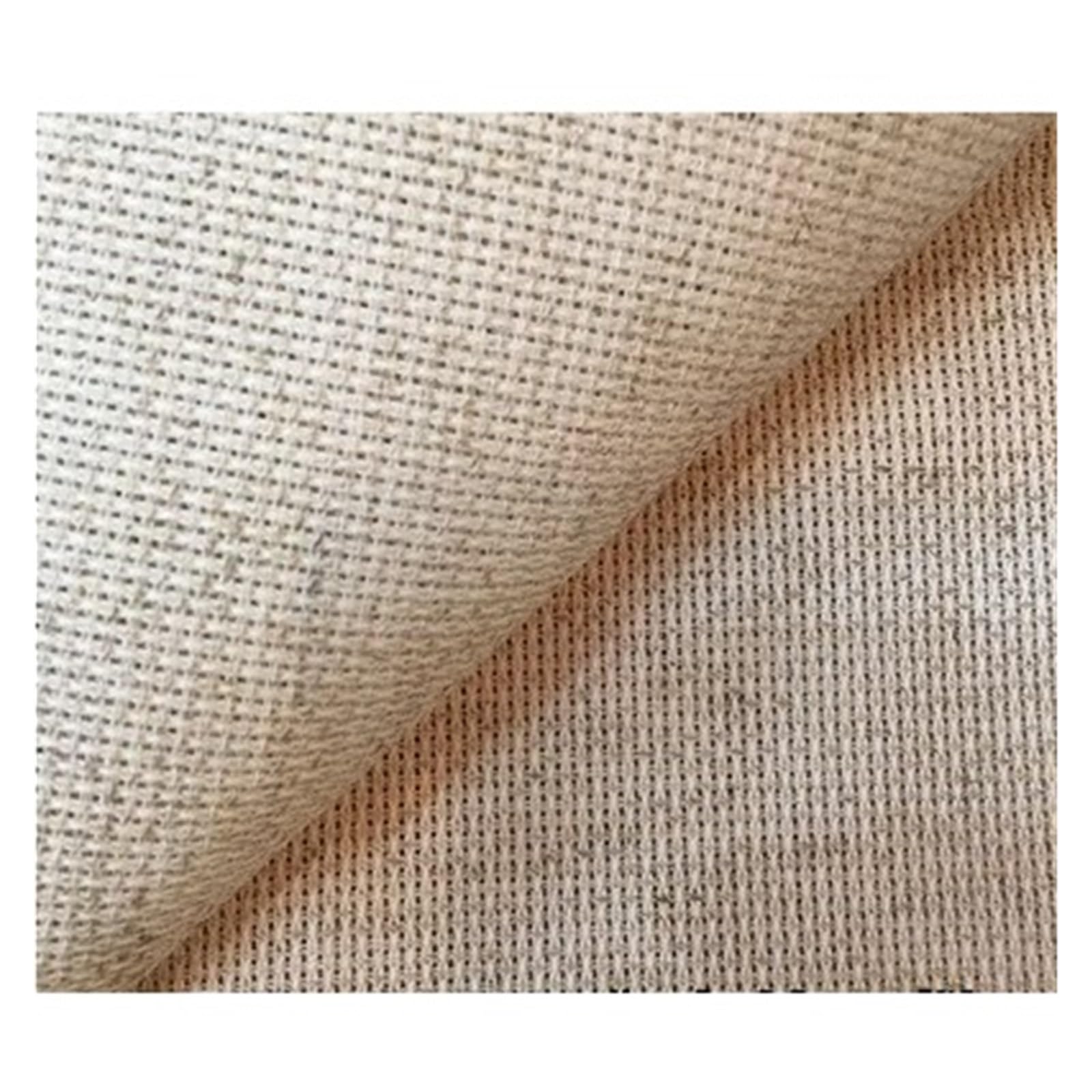 14ct Linen Cloth Cross Stitch Fabric Canvas DIY Handmade Needlework Sewing Craft Embroidery 150-150cm(150-150CM)