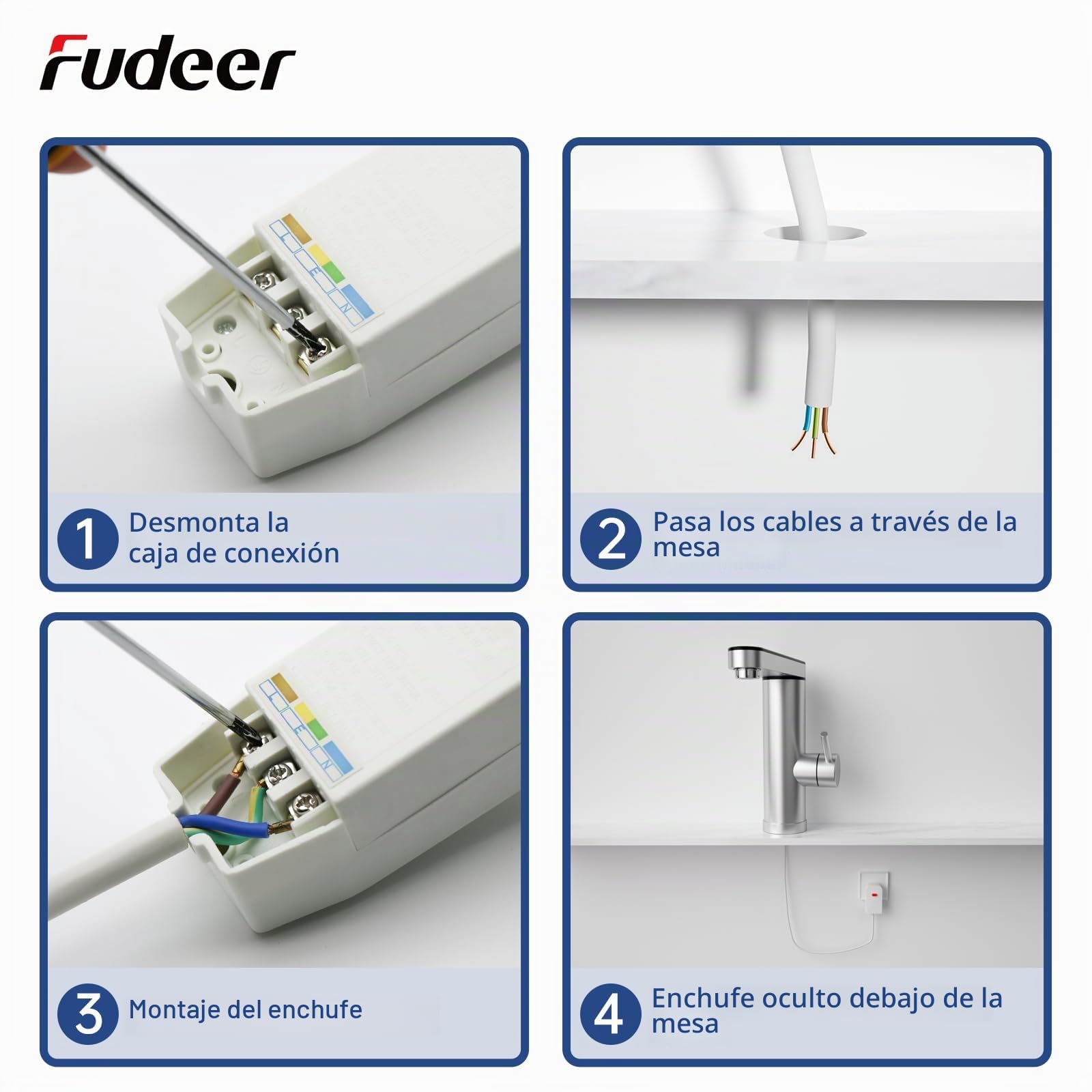 grifo con calentador de agua 230V, 3.3KW Grifo eléctrico para baño con pantalla digital (30-45℃), calentamiento rápido, salida giratoria de 120°, acero inoxidable 304 (plata)