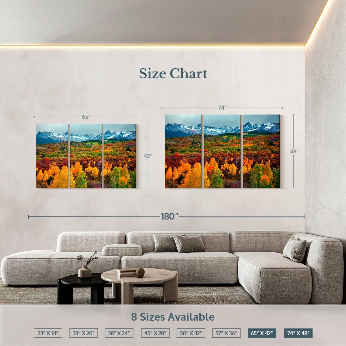 Amazon.com: ElephantStock Colorado Autumn Landscape Wall Art