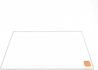 GO-3D PRINT 150mm x 230mm Borosilicate Glass Plate/Bed w/Flat Polished Edge for Flashforge Creator & Makerbot Replicator 3D Printer