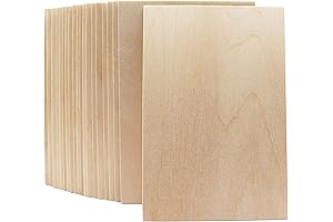 Unfinished Wood Pieces for CNC Engraving and Crafting Projects