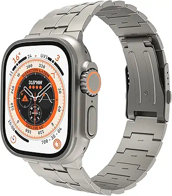 LULULOOK Titanium Band for Apple Watch Ultra 49mm
