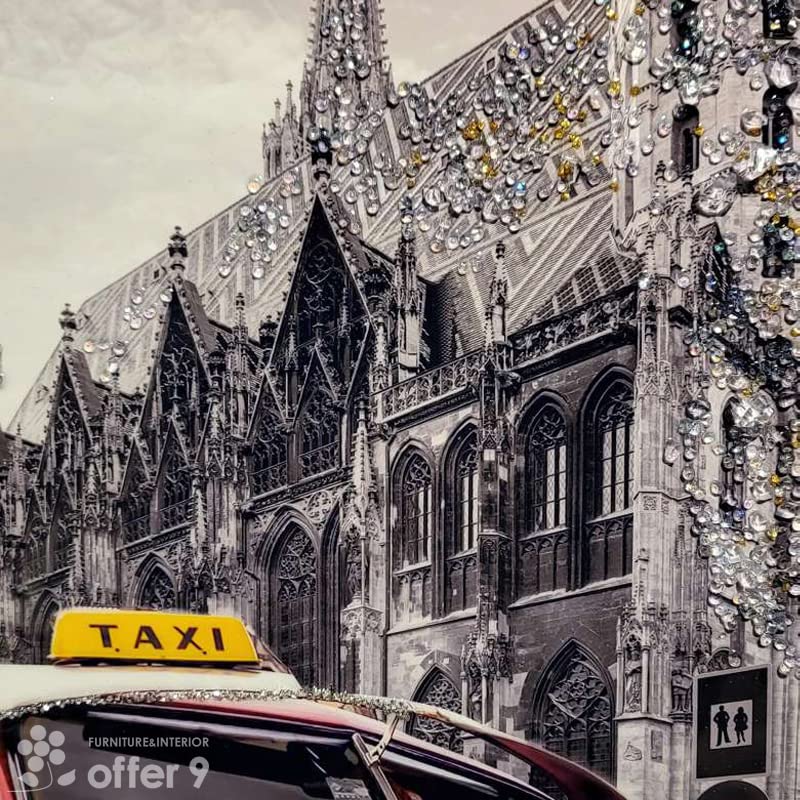 Amazon.co.jp: アートパネル クリスタル 水晶絵 アートフレーム 風景