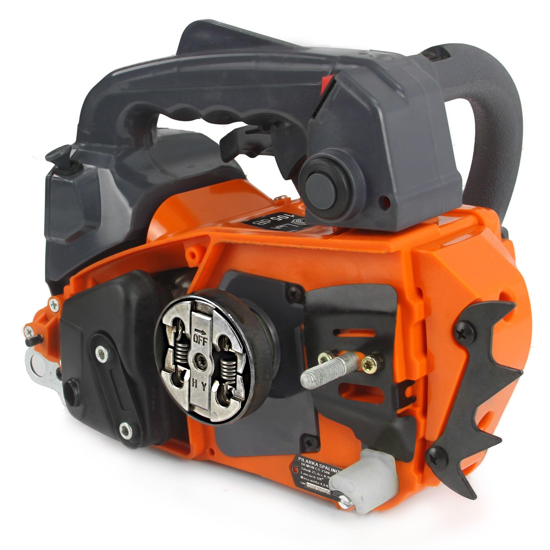 DEMON Motorsäge mit Verbrennungsmotor | leicht | 25,4 cc | 1,2 PS / 0,9 kW | 3200 U/min | Nutzlänge 25 cm