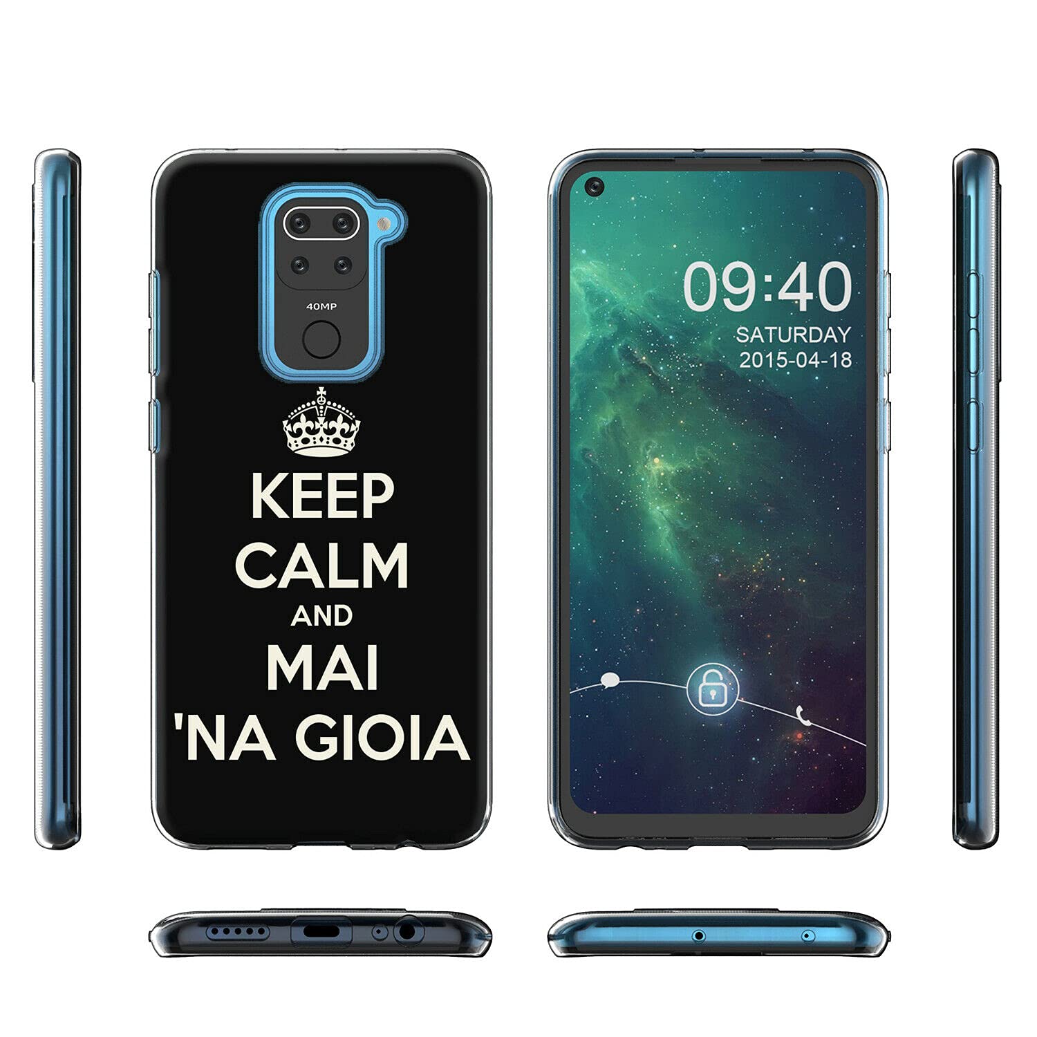 Mixroom Cover Per Xiaomi Redmi 8 – Custodia Morbida In TPU Con Stampa Teschio Morte M468 - 2