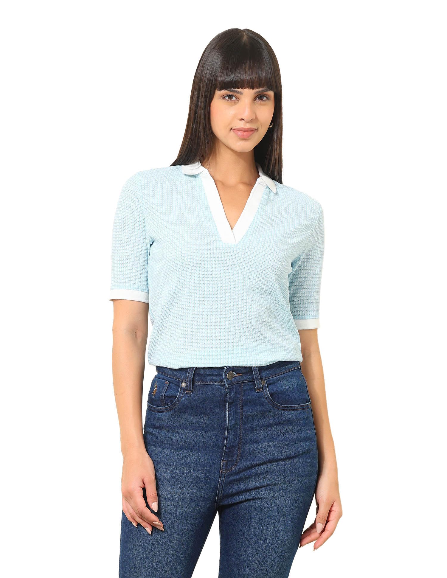 u.s. polo assn. Women's Regular Fit Polo Shirt (UWSS25PTS338-picture-30