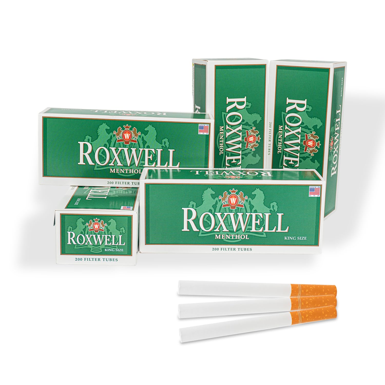 cigarette tubes with menthol ball Amazon.com: Roxwell Cigarette Tubes Menthol King Size – 1000 Count (5 Boxes  x 200) – Empty Filter Tubes 84mm with Menthol Filters – King Size Menthol  Tubes Compatible with Standard Tube Filling Machines : Health & Household
